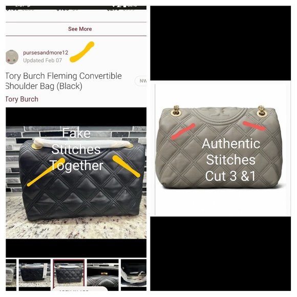 Tory Burch Fleming Convertible Shoulder Bag (Black) NOT FOR SALE - Picture 13 of 13